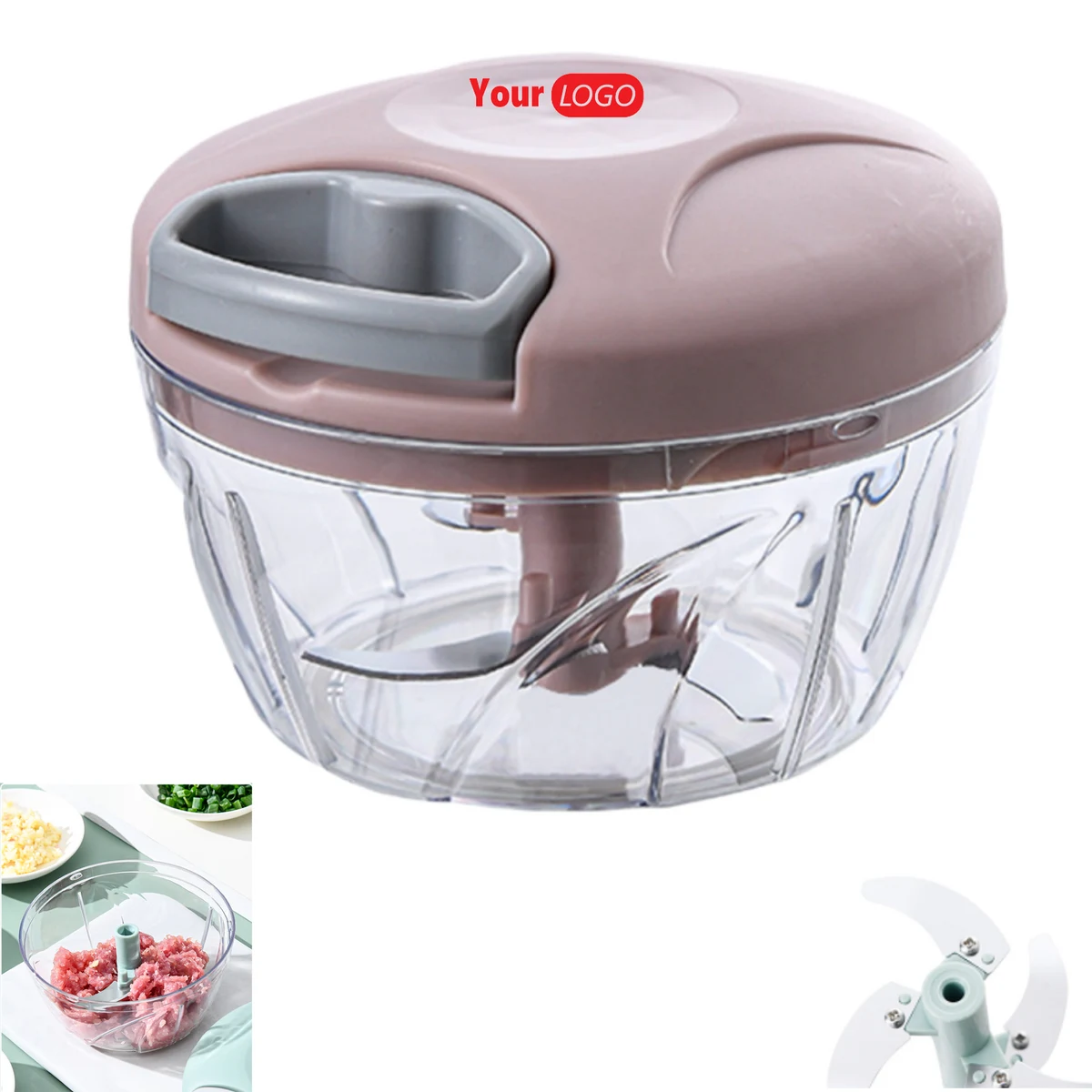 Pull?Cord Manual Garlic Mincer 1