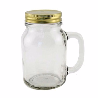 20Oz Clear Glass Mason Jar (With Out Lid)