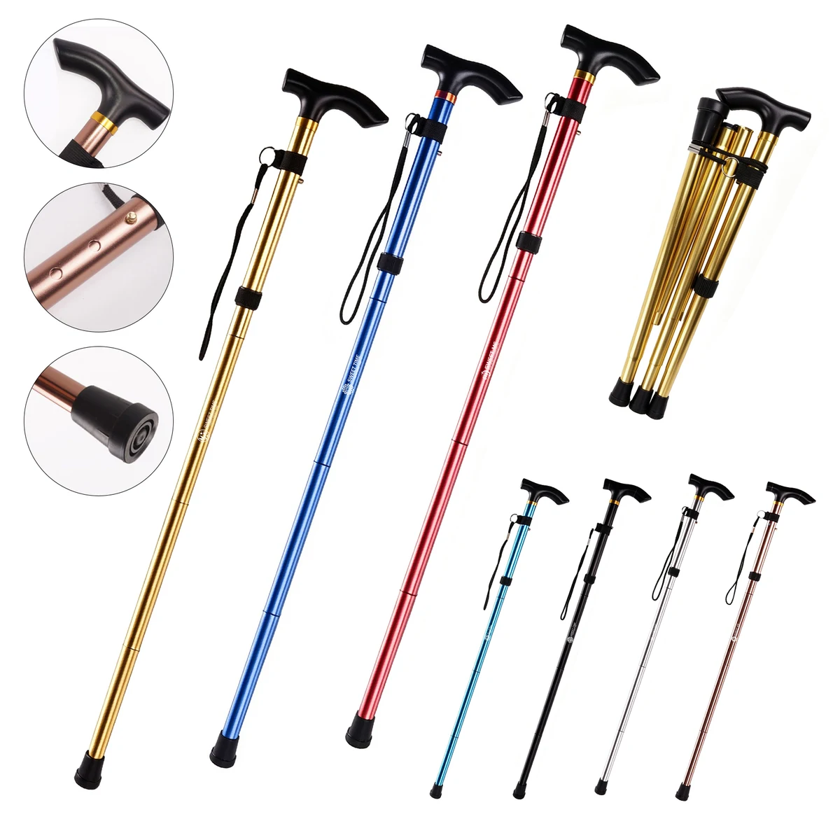 Telescopic Hiking Trekking Pole 1