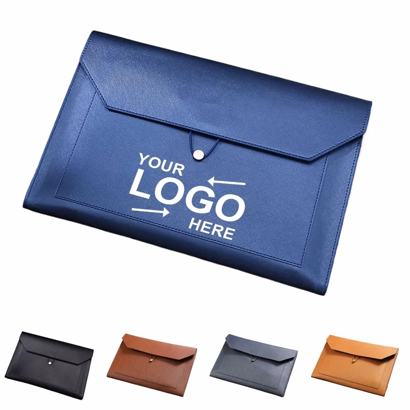A4 Pu Leather Document Bag Folder