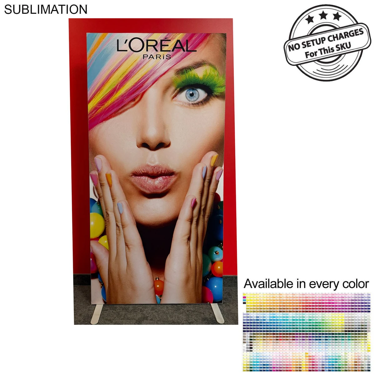 SEG Fabric Banner Stand, 40" x 80", NO SETUP CHARGE 1