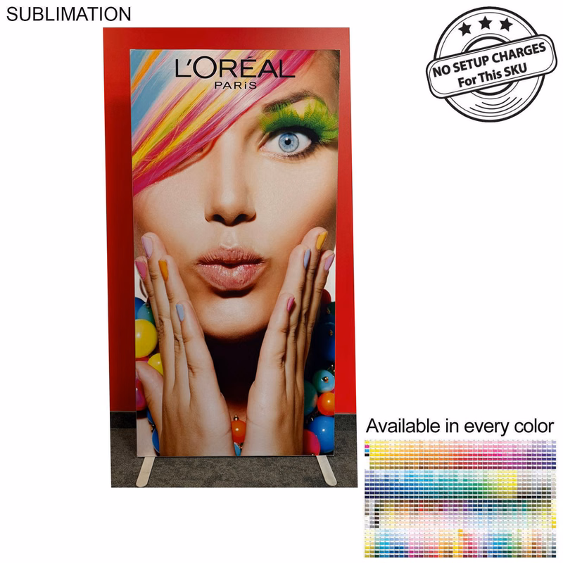SEG Fabric Banner Stand, 40" x 80", NO SETUP CHARGE