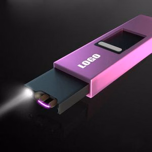 Single Electric Arc Lighter With Flashlight