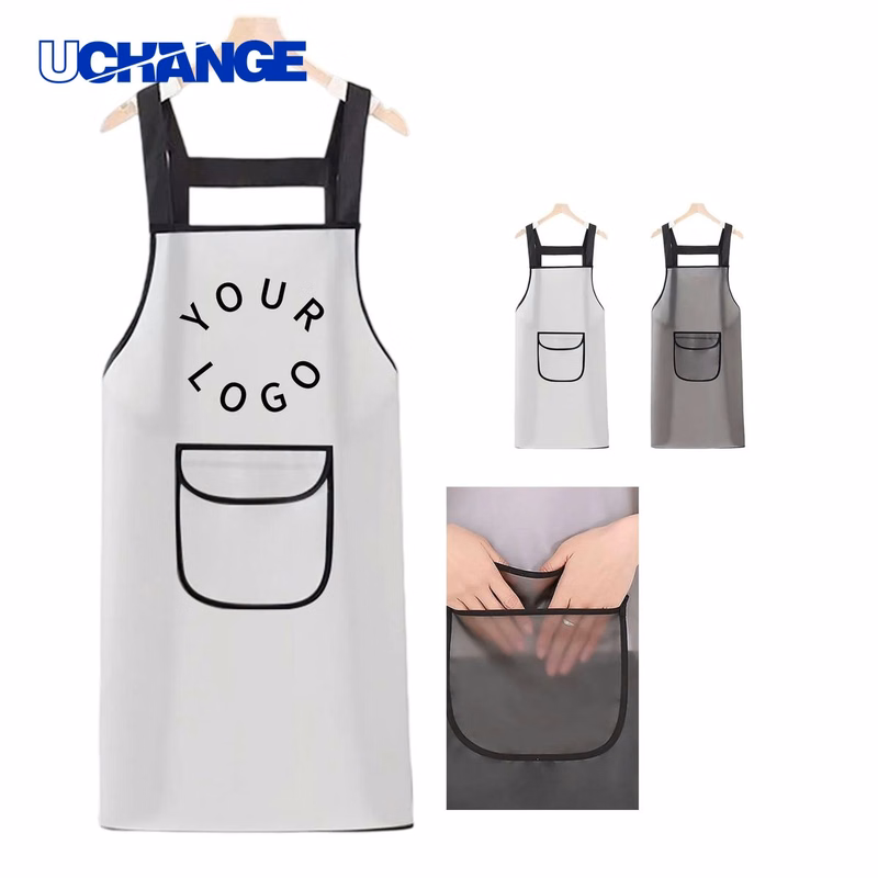 Transparent Apron for Chefs and Stylists for Work Use
