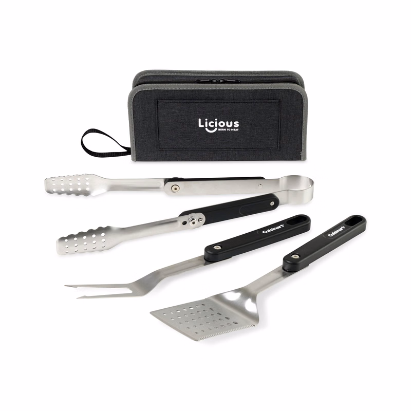 Cuisinart Outdoors® 4-Piece Folding Grill Tool Set