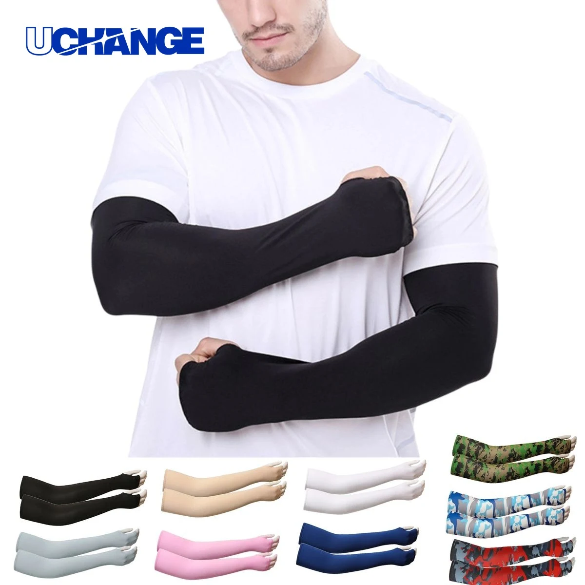 Premium UV Protection Cooling Arm Sleeves 1