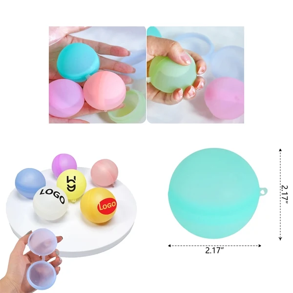 MOQ 100 Reusable Silicone Water Bomb Balloons 1