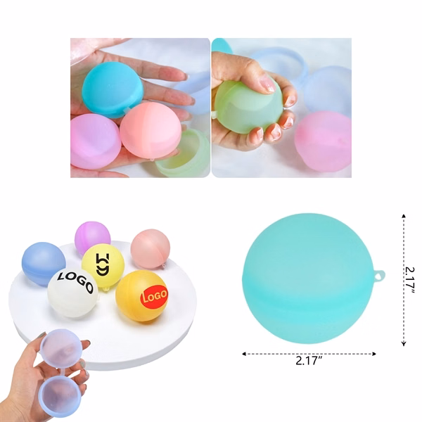 MOQ 100 Reusable Silicone Water Bomb Balloons