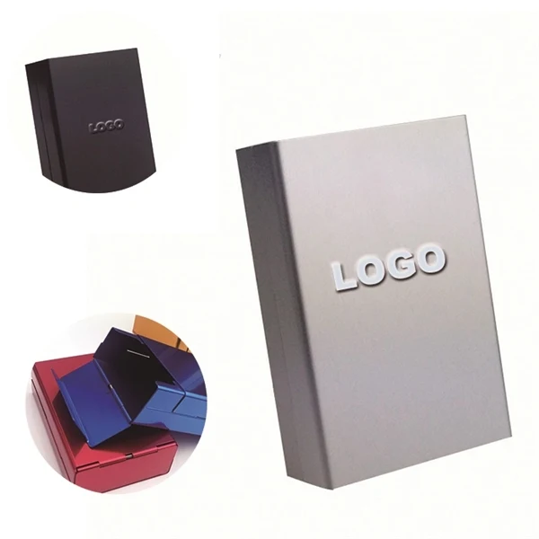 Aluminum Cigarette Case with Solid Magnetic Flip Top Closure 1