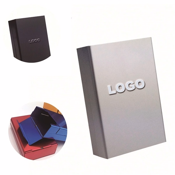 Aluminum Cigarette Case with Solid Magnetic Flip Top Closure
