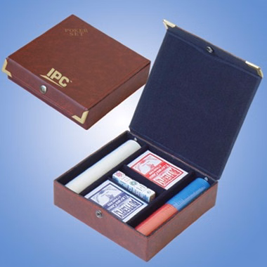 Poker Set w/2-Card Decks, 5 Dice, & Casino Chips