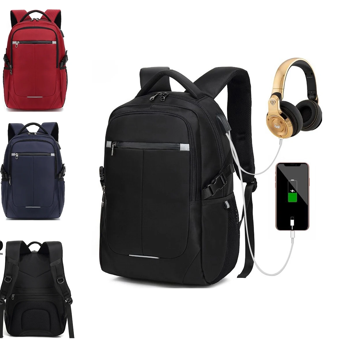 Waterproof Backpack With Usb Charging 1