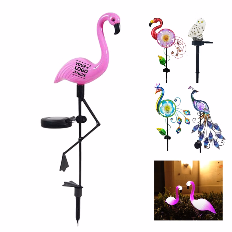Garden Outdoor Flamingo LED Stake Light Solar Powered