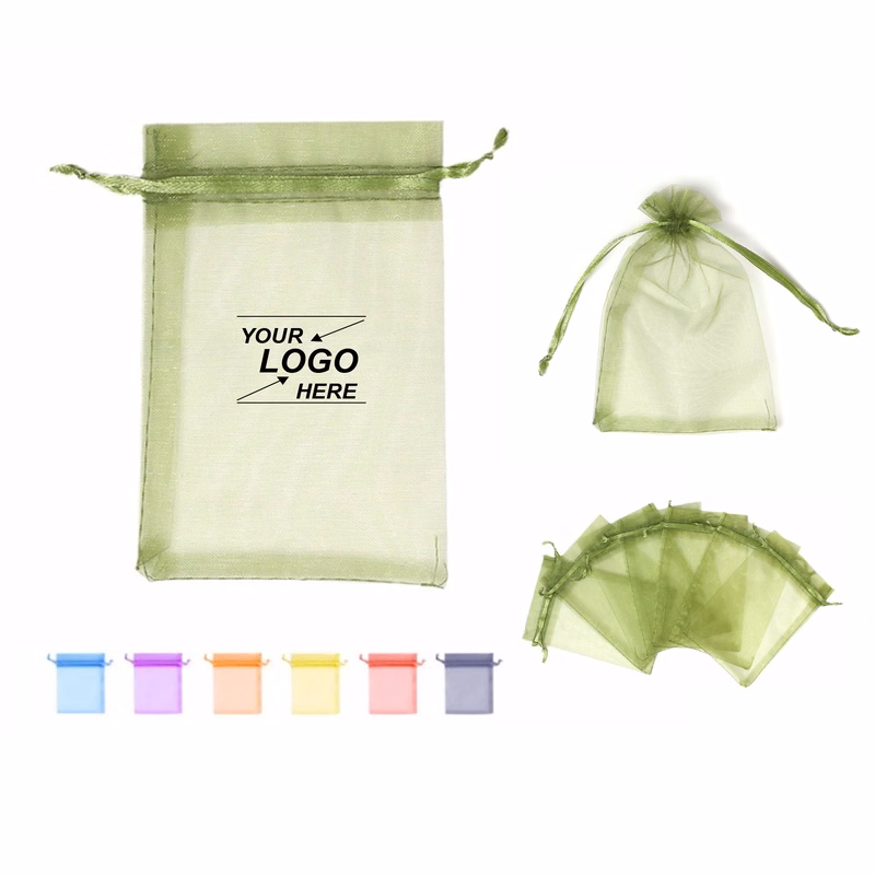 Sheer Drawstring Gift Bags
