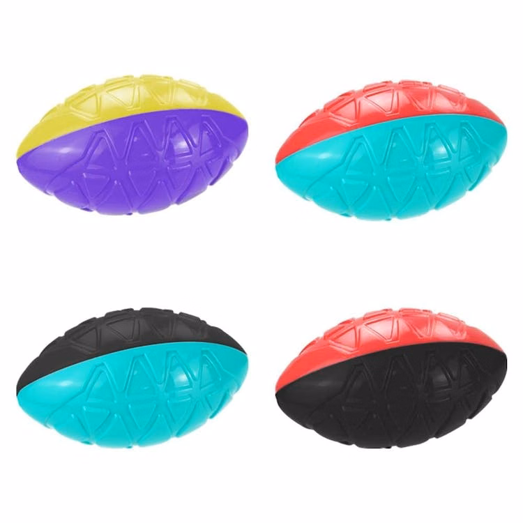 Pet Chew Football - Assorted Colors 4.7x7"