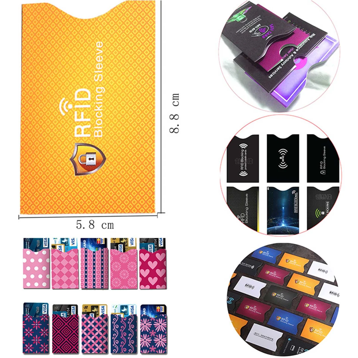 Anti-theft Brush RFID Card Cover 1