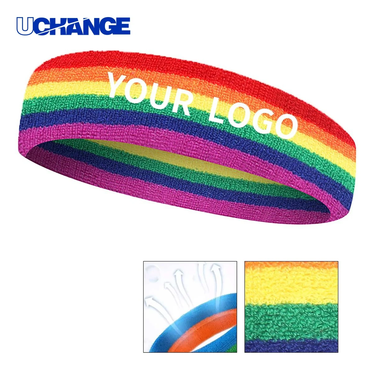Colorful Pride Athletic Headband Band with Comfortable Fit for Events 1