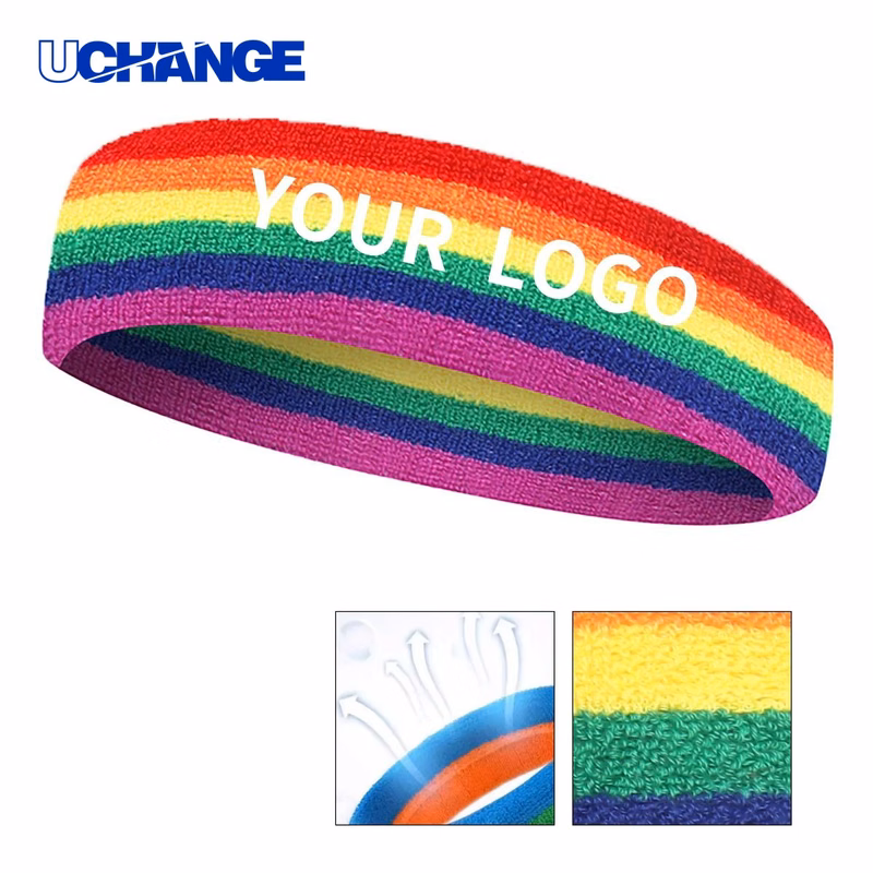 Colorful Pride Athletic Headband Band with Comfortable Fit for Events