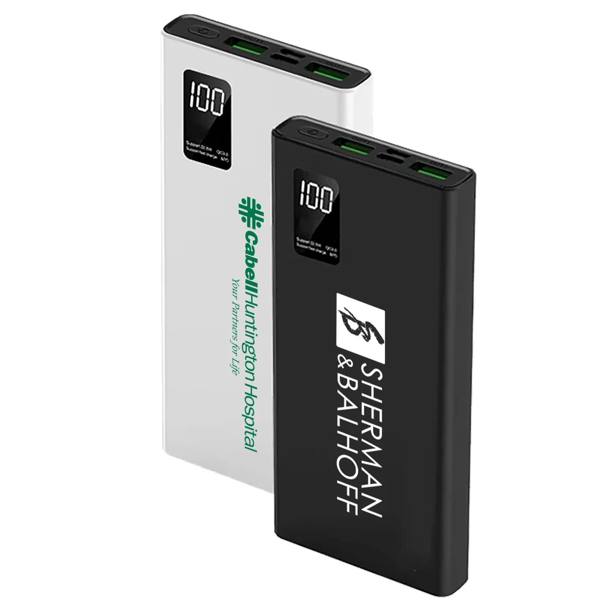 10,000 mAh Plastic Dual Port Fast Charging Power Bank 1