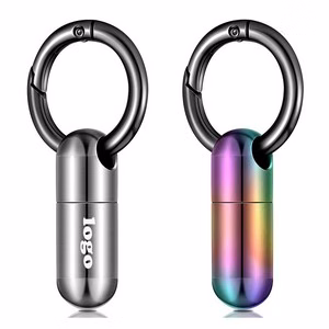 Micro Keychain Pill Holder