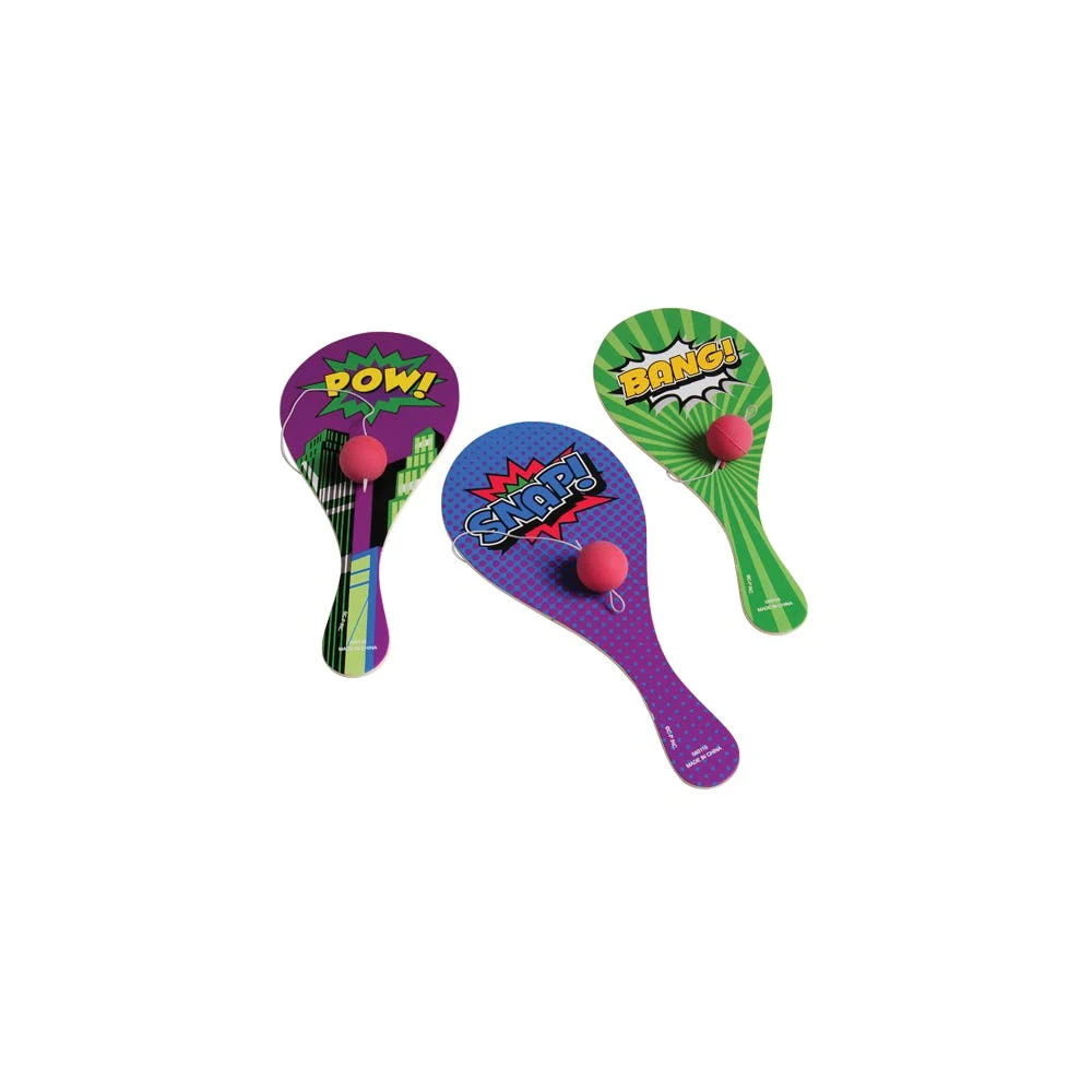 Superhero Paddle Balls - Assorted 1