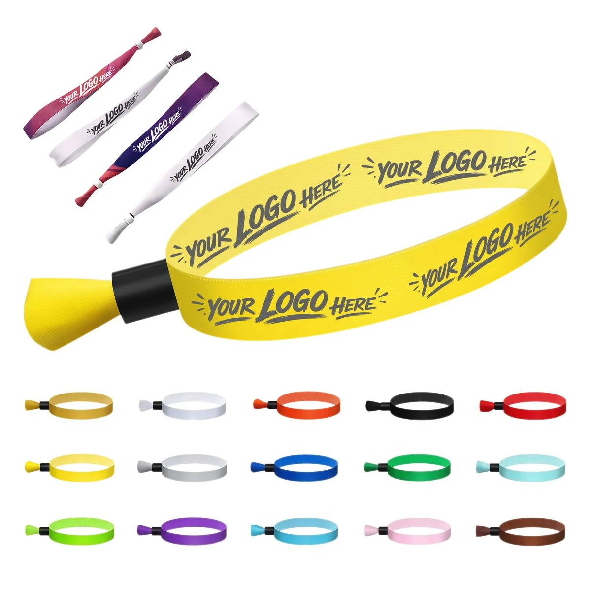 Sublimation Polyester Wristband Entry ID Event Strap 1