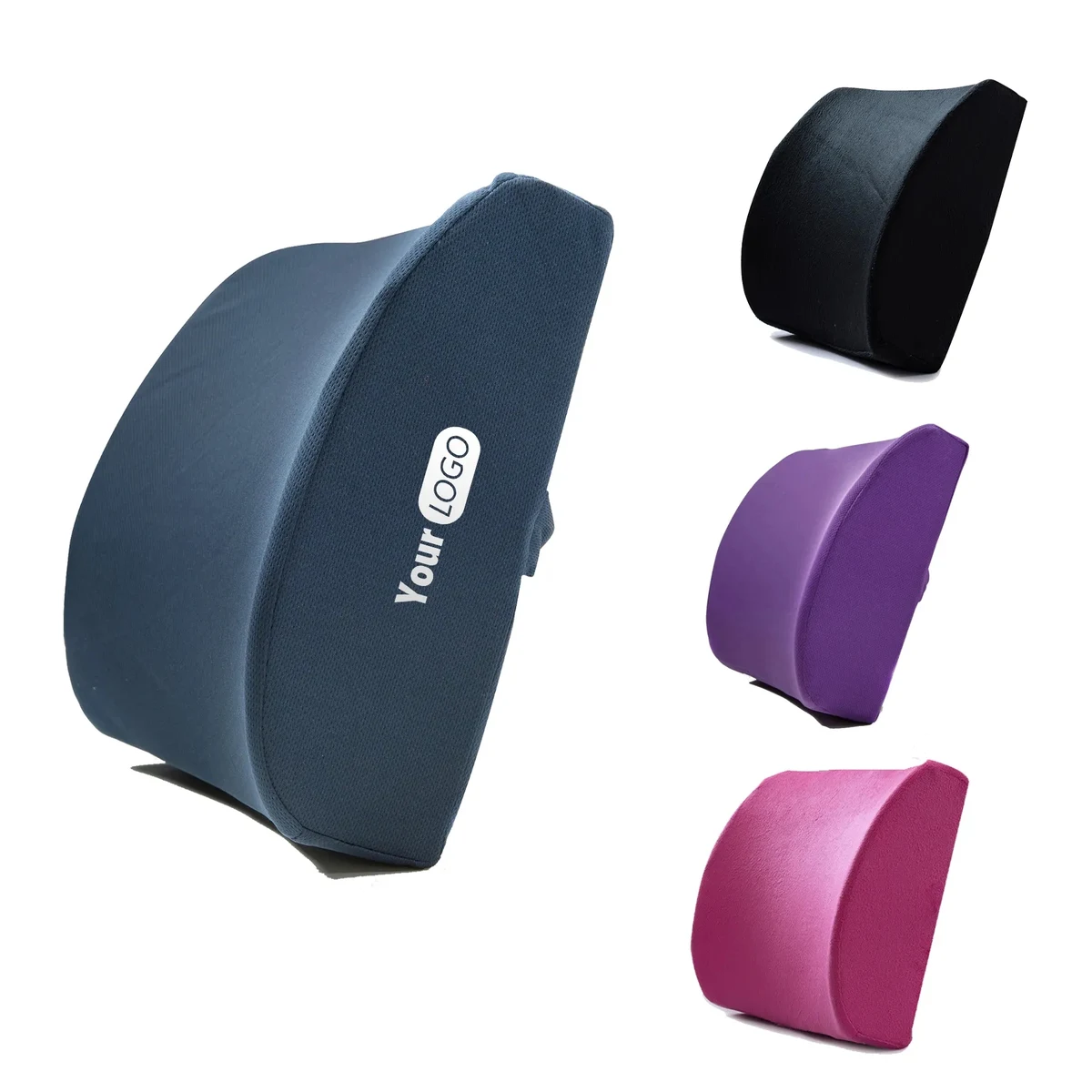 Fleece Office Lumbar Pillow 1