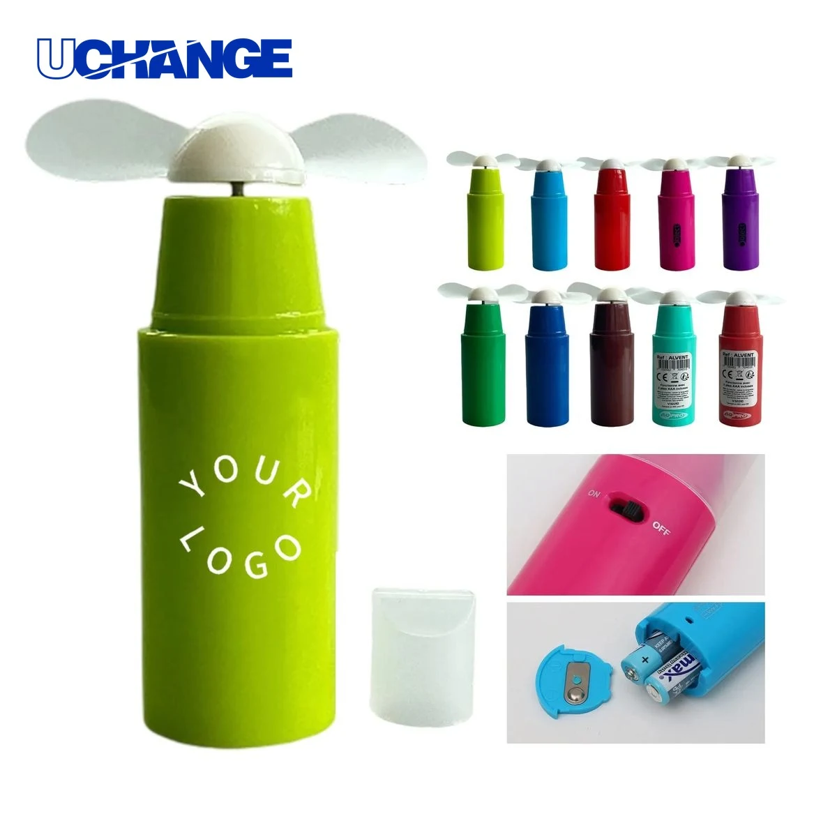 Mini Lipstick-Shaped Fan with Quiet Operation Device 1