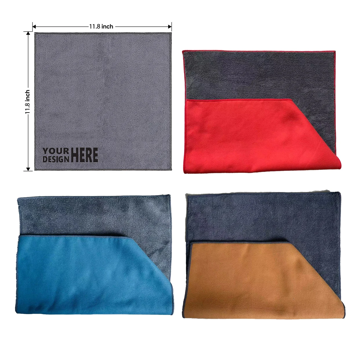 Double-sided Coral Fleece Car Cleaning Towel 1