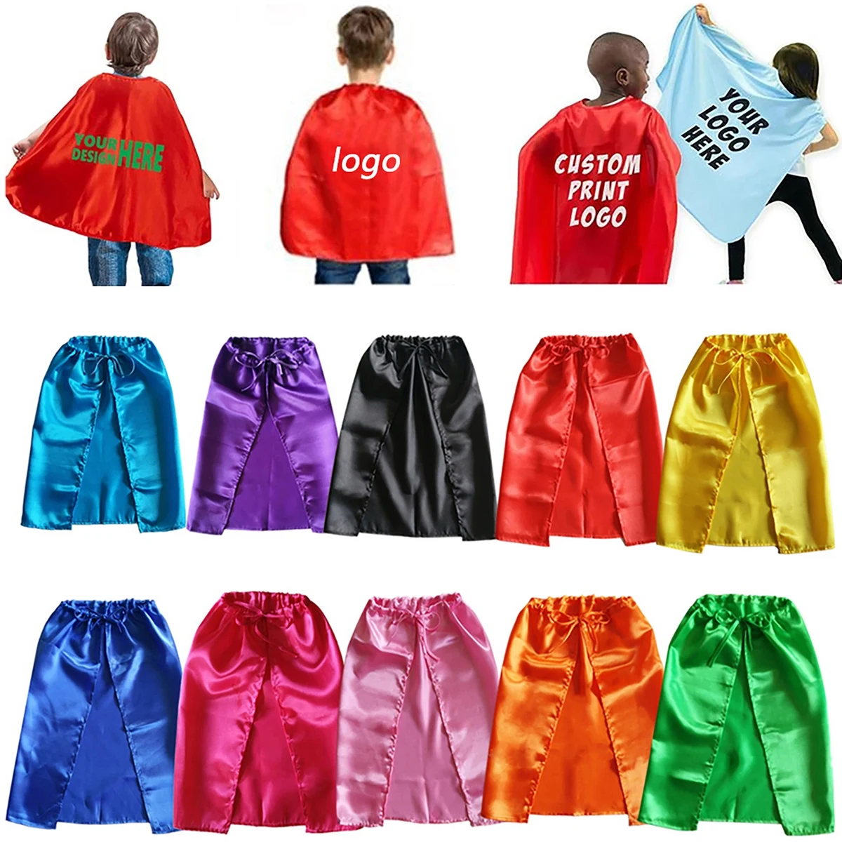 Children Hero Cape Halloween MOQ 50PCS 1