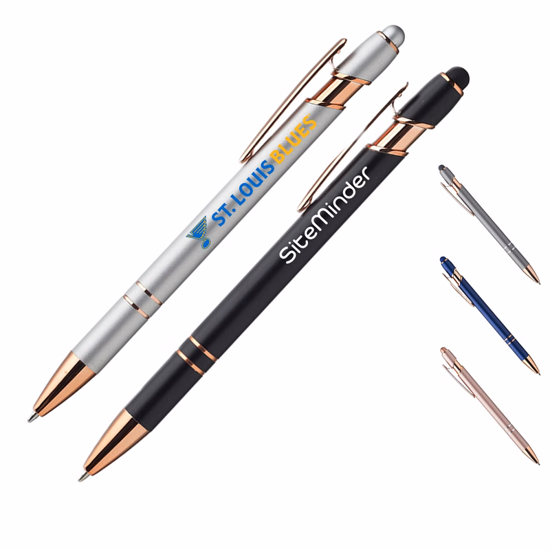 Rose Gold Trim Stylus Pen