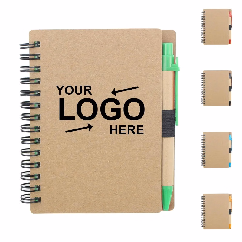Kraft Cover Spiral Notebooks