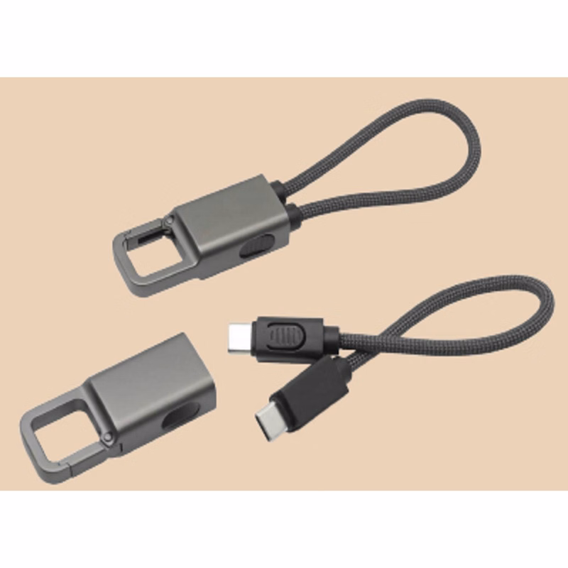 Zinc Alloy Type-C Keychain Cable
