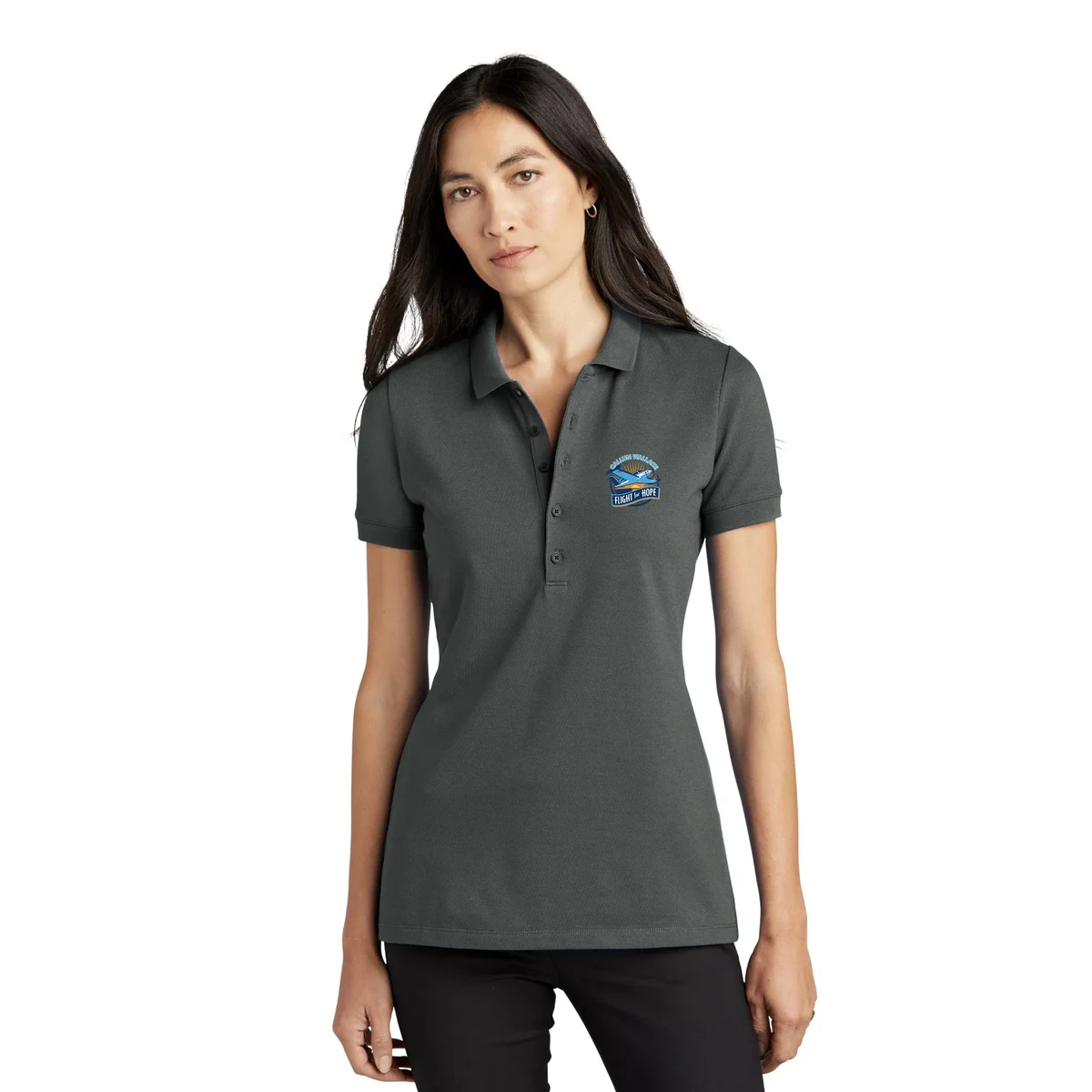 Mercer+Mettle(R) Women's Stretch Heavyweight Pique Polo 1