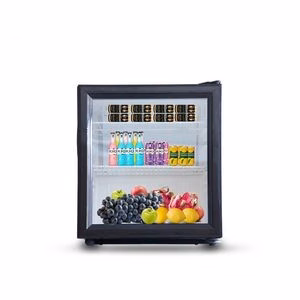 52L Glass Door Counter Top Beer Bottle Mini Fridge Cooler