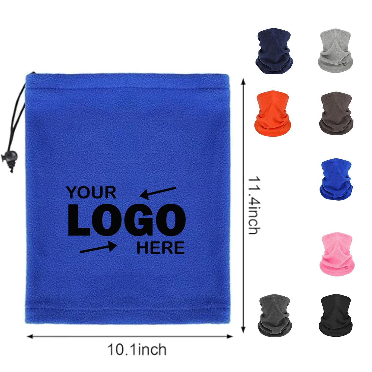 Versatile Fashionable Fleece Beanie And Scarf 1