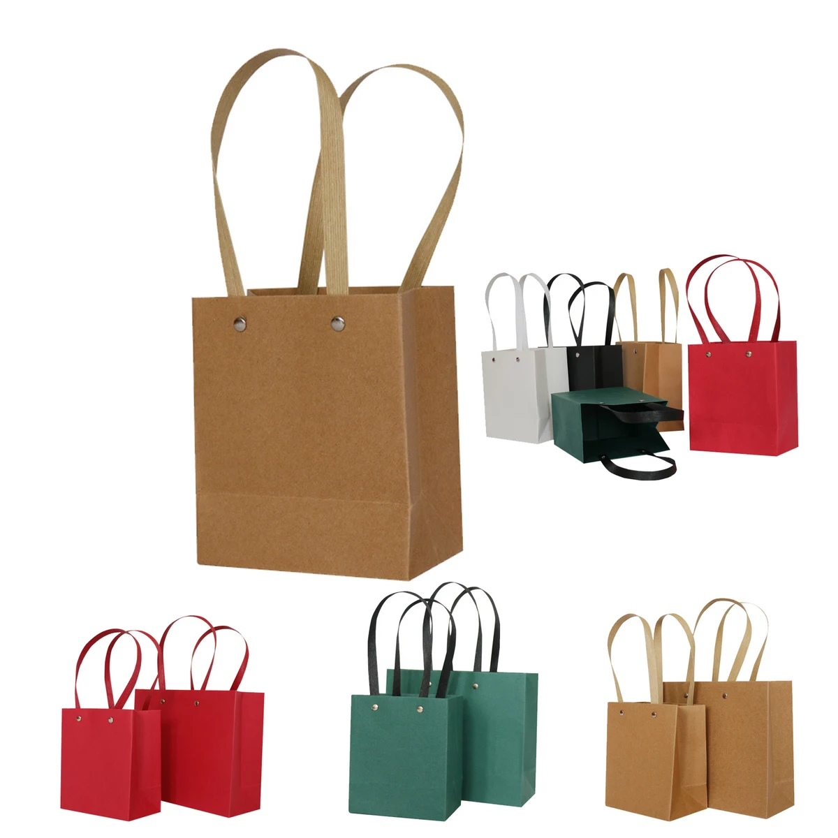 Mini Solid Color Cosmetic Paper Bags 1