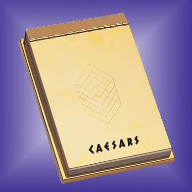 GOLD PLATED BRASS EXECUTIVE MEMO HOLDER 1