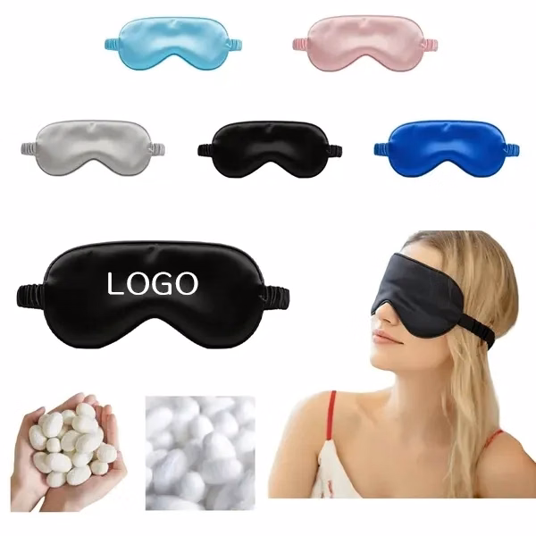 Silk Eye Masks with Embroidered