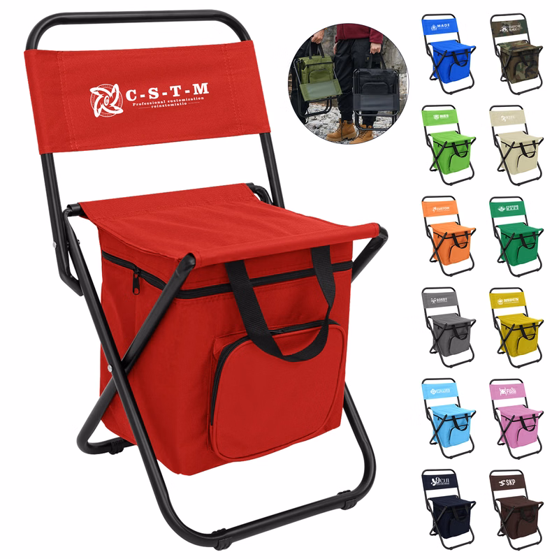 Foldable Outdoor Camping Cooler Chair