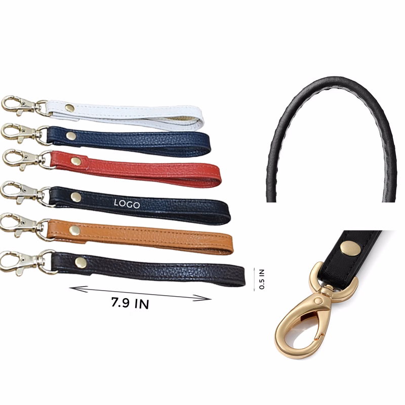 MOQ 10 PCS Stylish Leatherette Key Ring