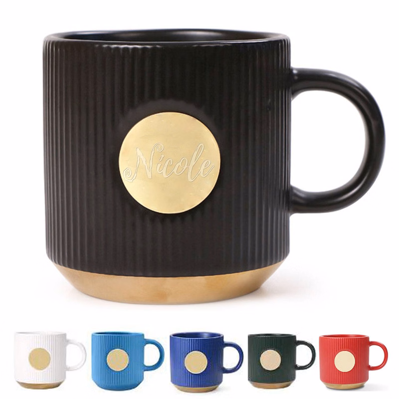 Ceramic Mug with Badge
