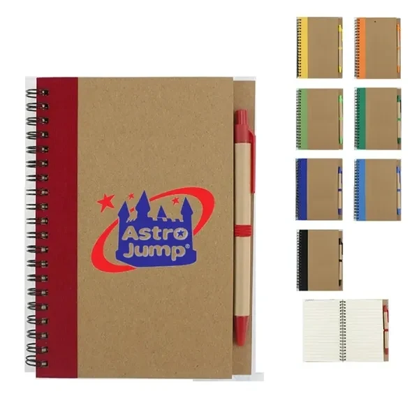 Custom 5.12-Inch Spiral Ruled Journal with Pen — Thick Paper Notebook for Professional Use 1