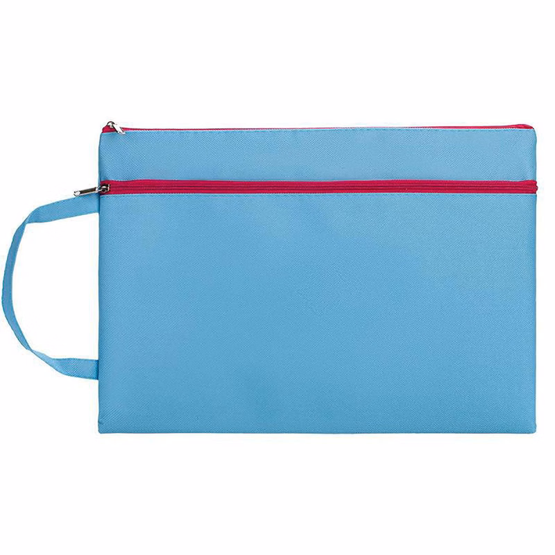 A4 Handle Zippered File Pouch