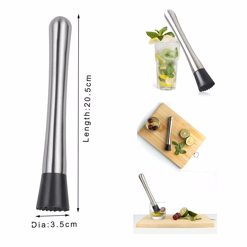 Cocktail Ice Muddler Lemon Squeezers