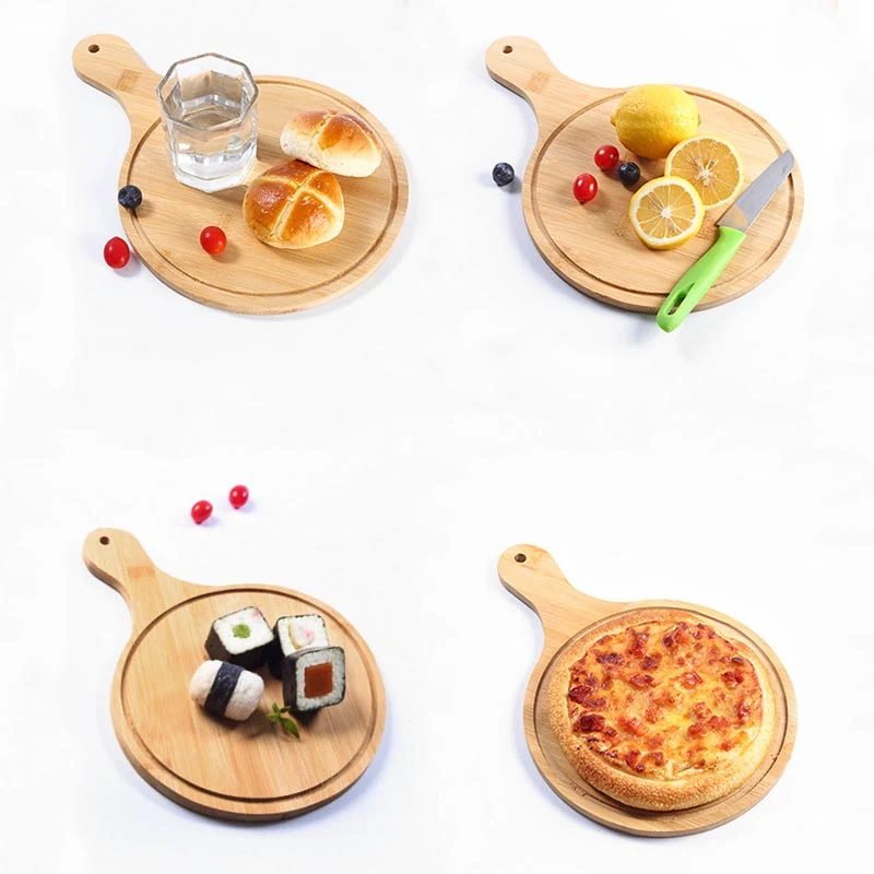 10'' Thick Wooden Pizza Board 1