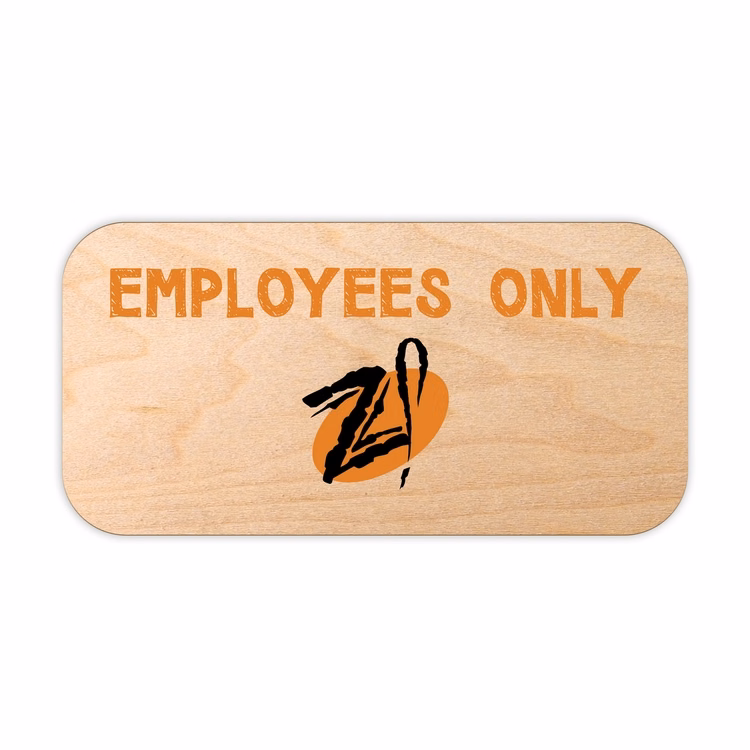 USA Made Eco-Friendly Custom Shape/Size Wood Wall Sign or Plaque (25-29 Sq. Inches)
