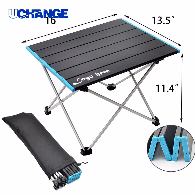 Portable Aluminum Camping Table with Carry Bag