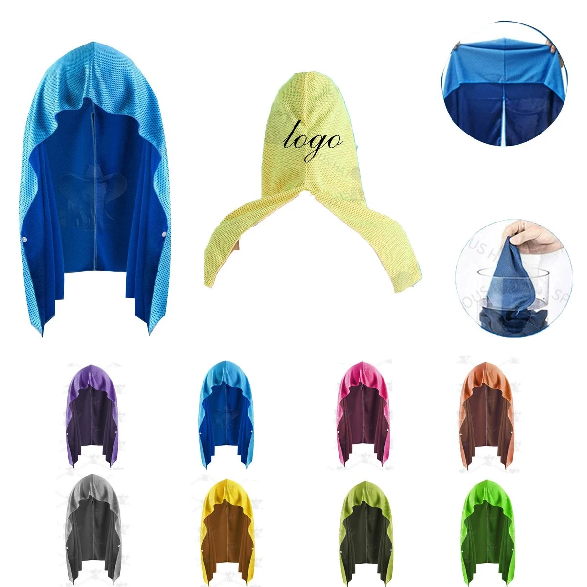 Cooling Sunscreen Hooded Sweatshirt, custom hoodie or sweatshirt with logo imprint 1