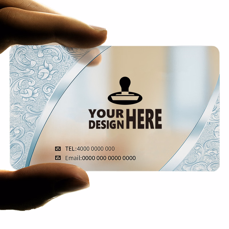 Clear PVC Transparent Business Cards